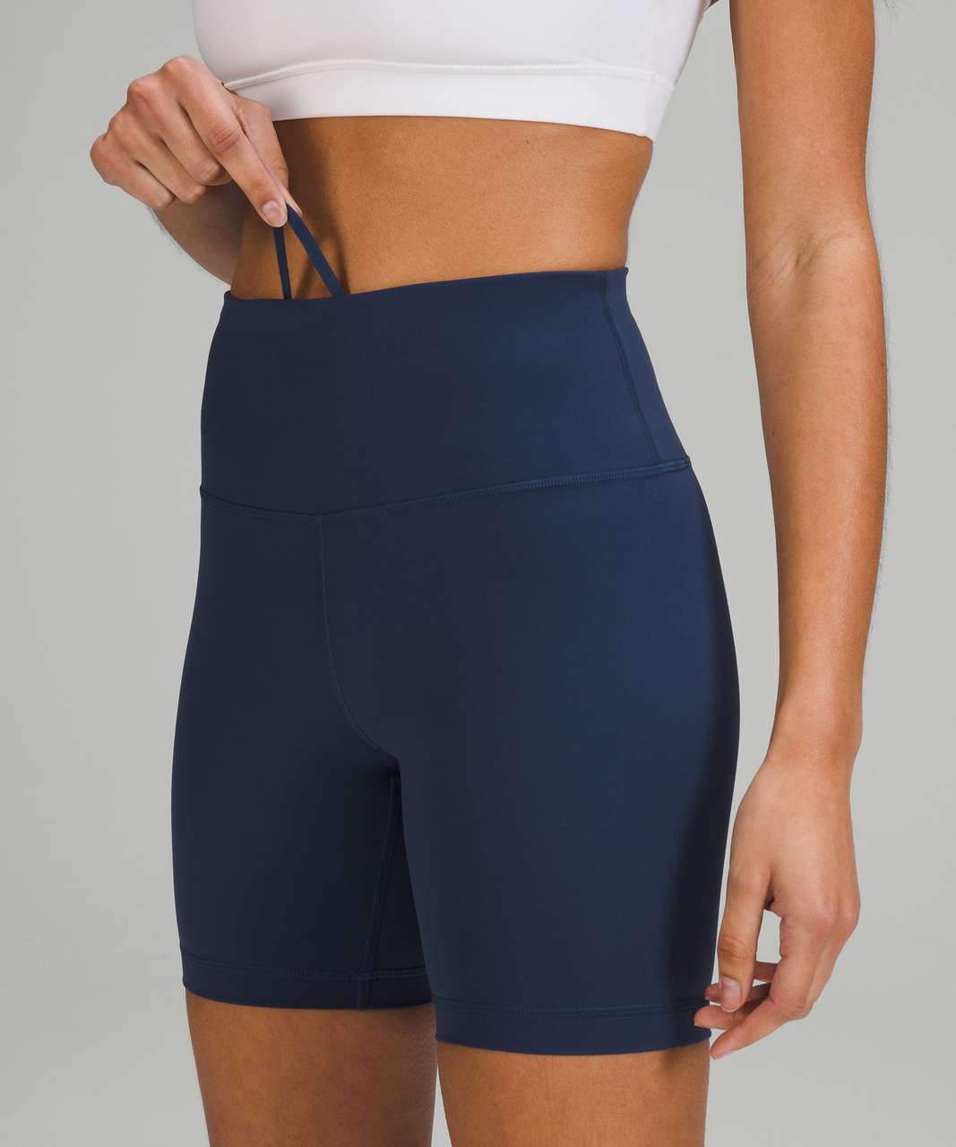 lululemon athletica, Shorts, Lululemon 223 Align Highrise Short 6 In Utility  Blue