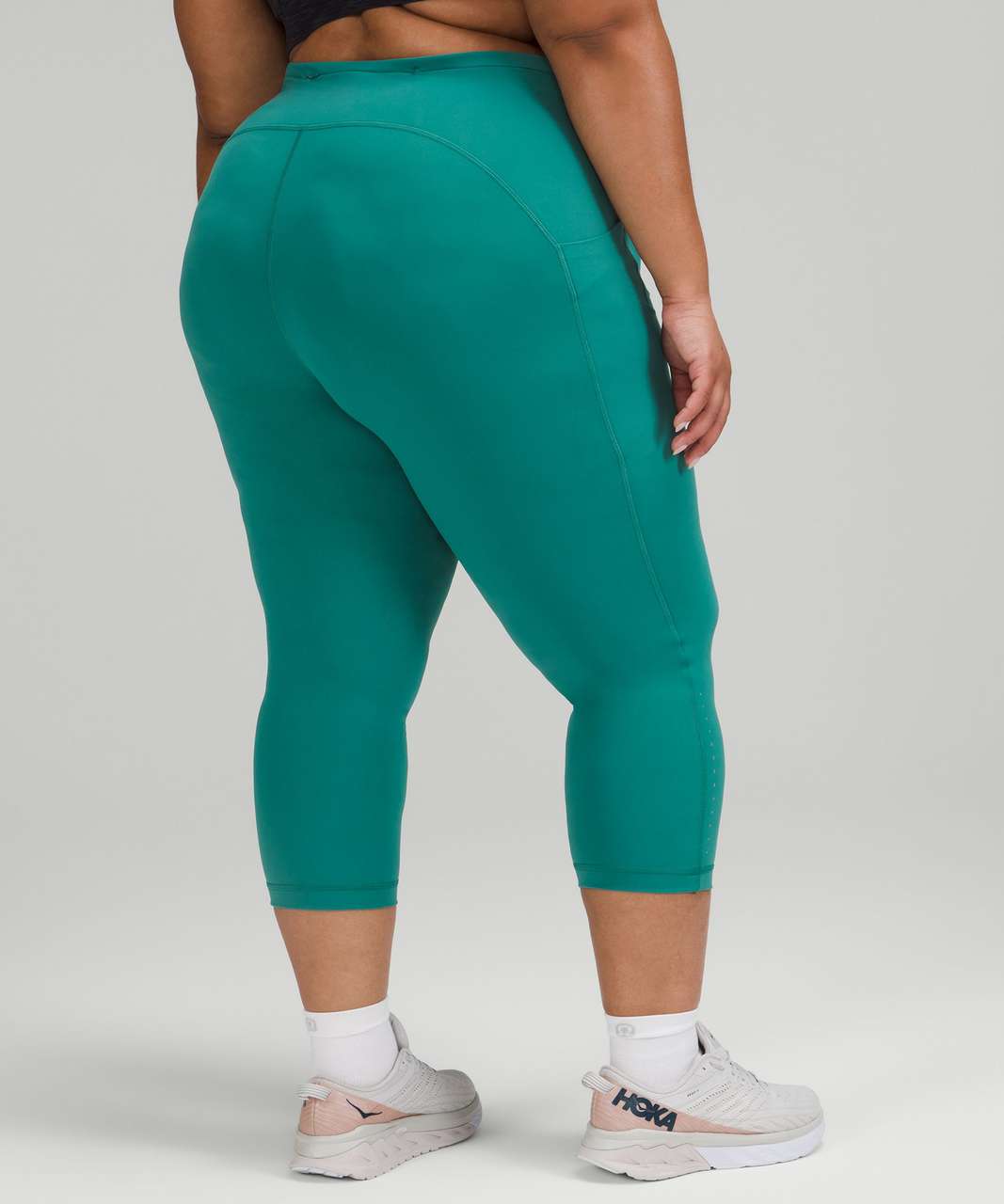 Lululemon Hit It 21' Crop - Cerulean Blue - lulu fanatics