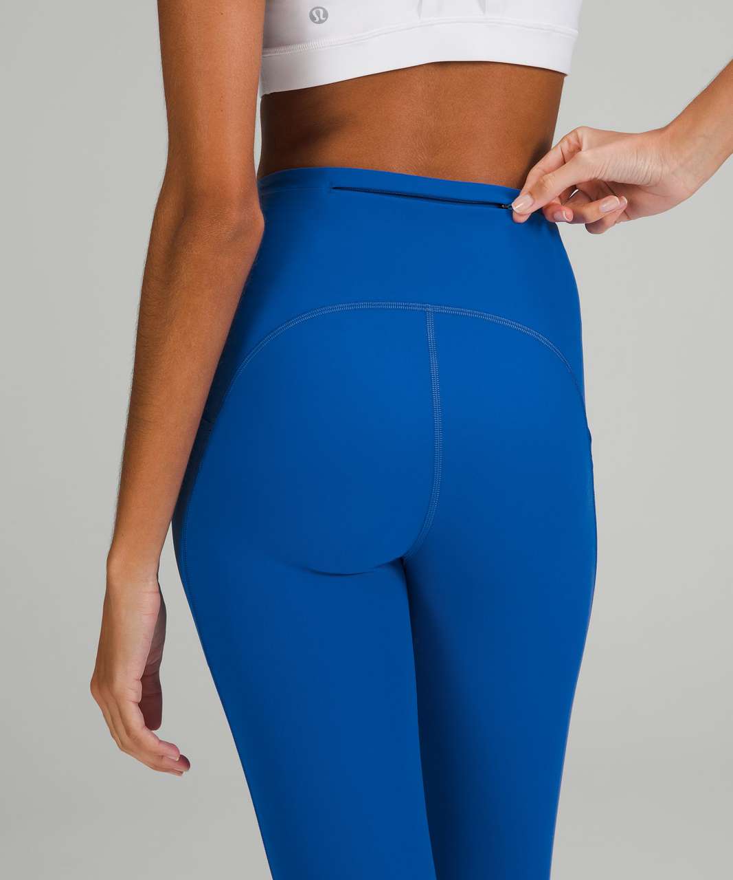 Lululemon Swift Speed High-Rise Crop 21 - Blazer Blue Tone - lulu fanatics