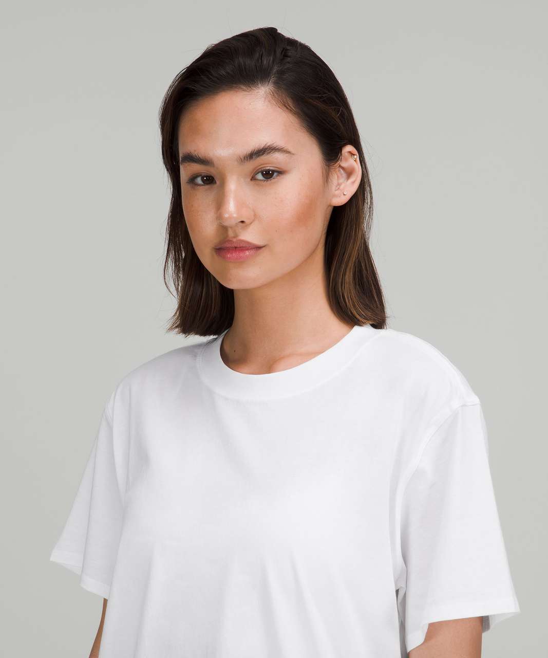 Lululemon All Yours Cotton T-Shirt - White - lulu fanatics