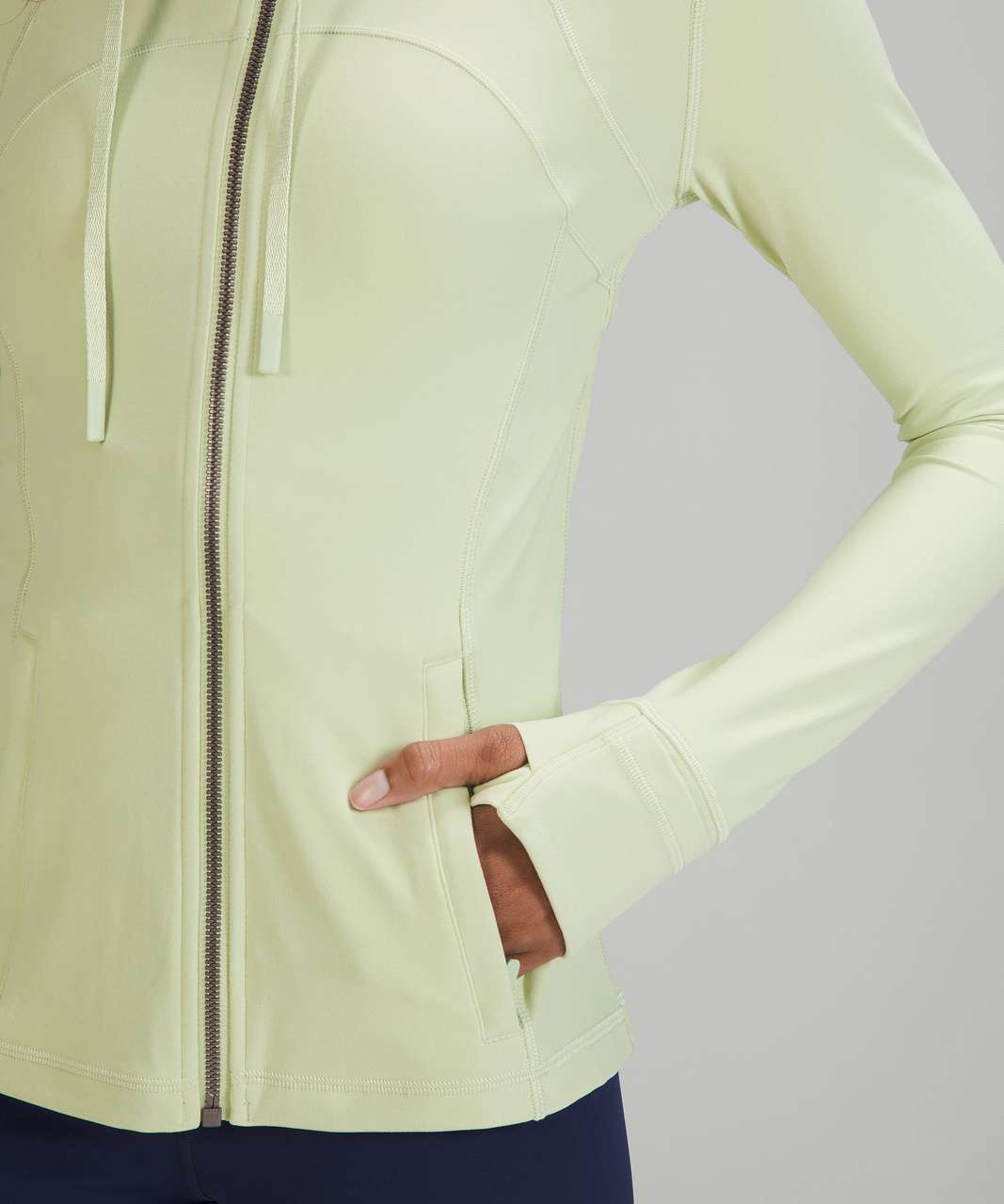 On the fence about this color on my skin tone. Thoughts? Align leggings and  Define Jacket in creamy mint. : r/lululemon