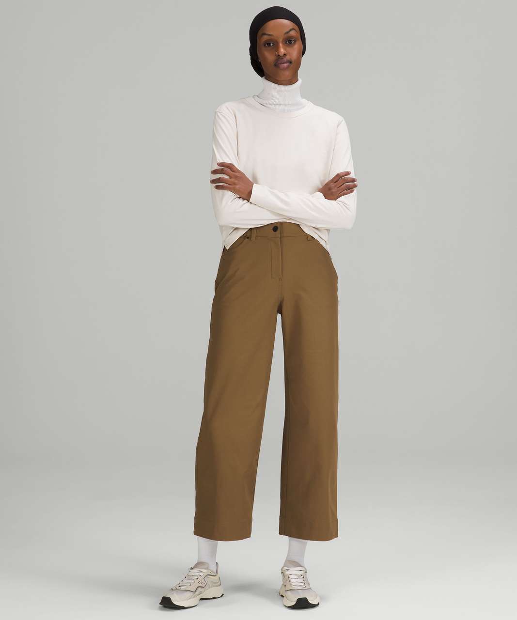 Lululemon City Sleek 5 Pocket Wide Leg Pant - Butternut Brown - lulu  fanatics