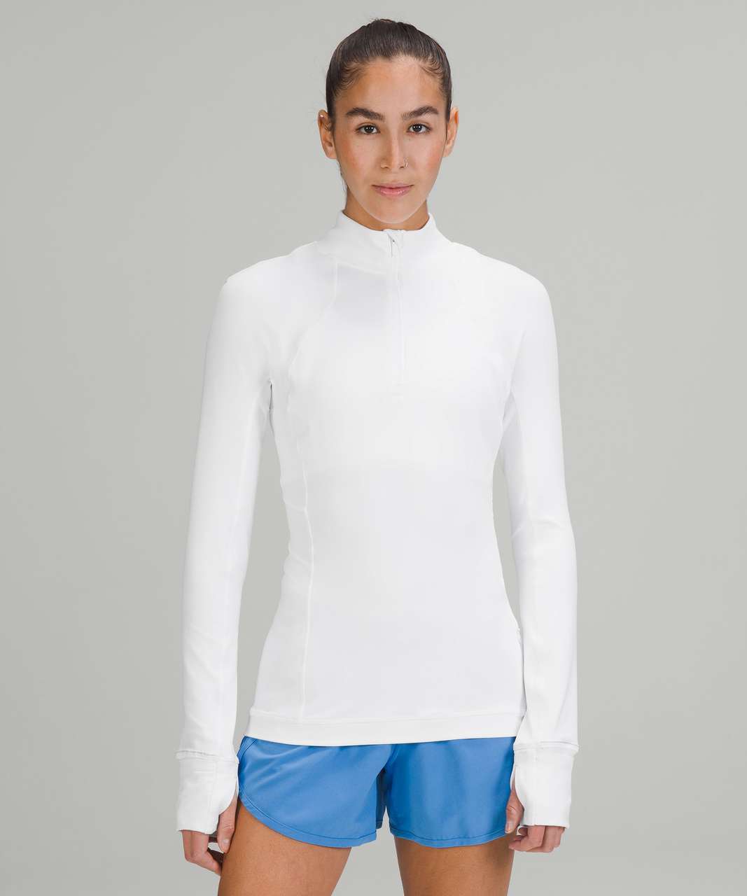 Lululemon Its Rulu Run Half-Zip - White