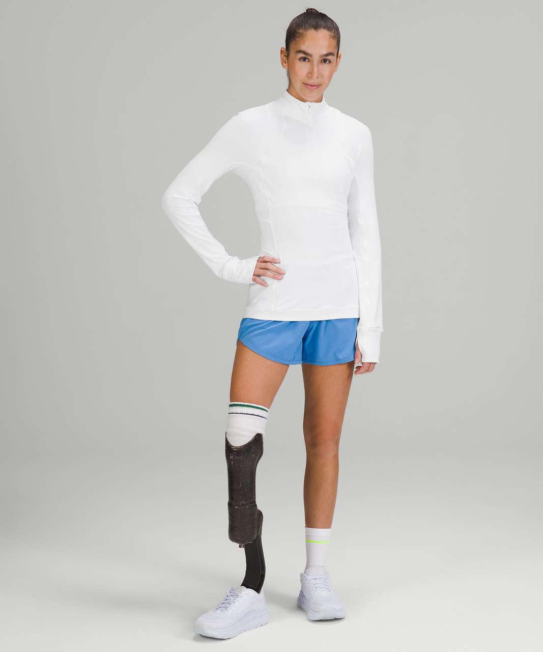 Lululemon Its Rulu Run Half-Zip - White