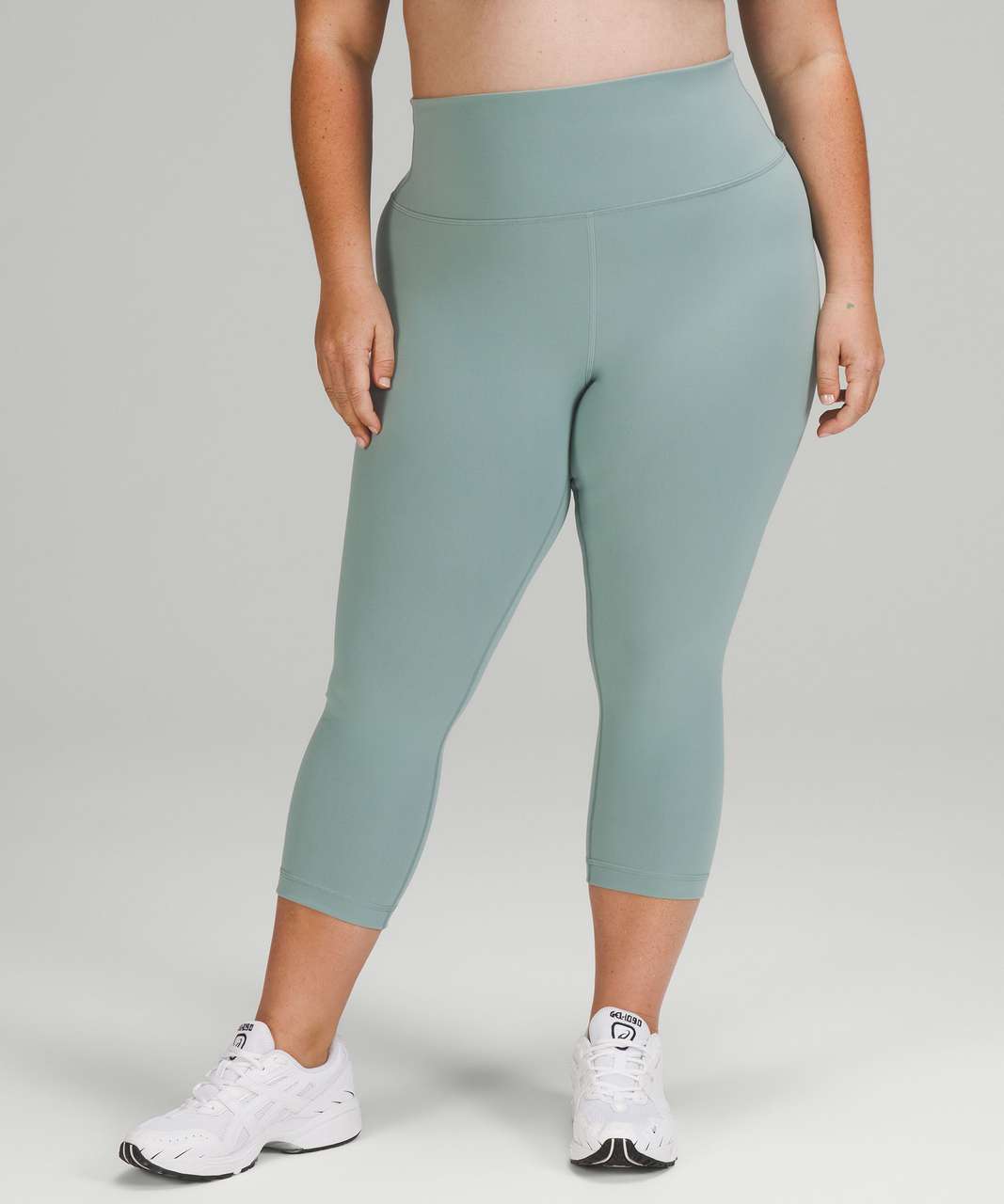 Lululemon Wunder Train High-Rise Crop 21 - Misty Glade - lulu