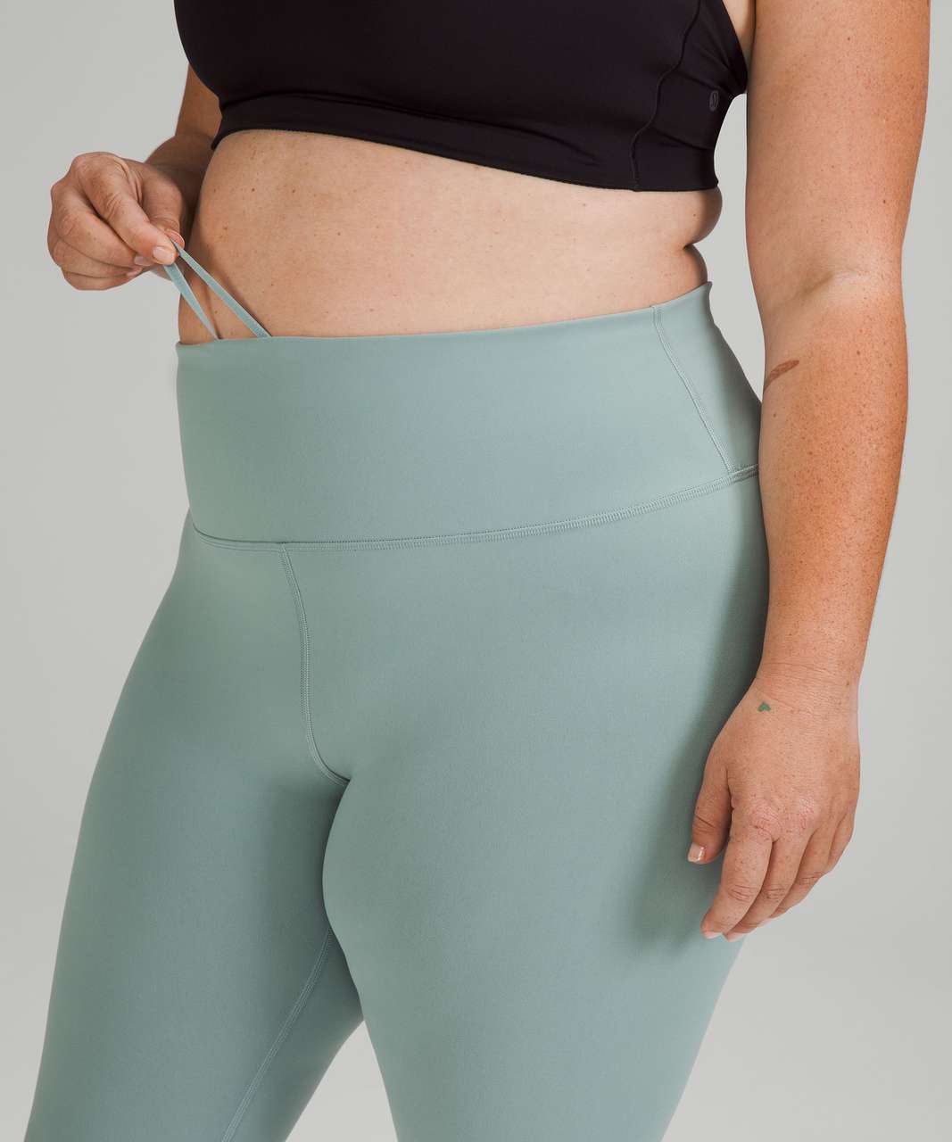 Obsessed with Misty Glade Wunder Train (8) and White Opal POCC (6)!  Heathered Rover Align Tank (8) underneath. Wish they'd offer more items in  all of these colors! : r/lululemon