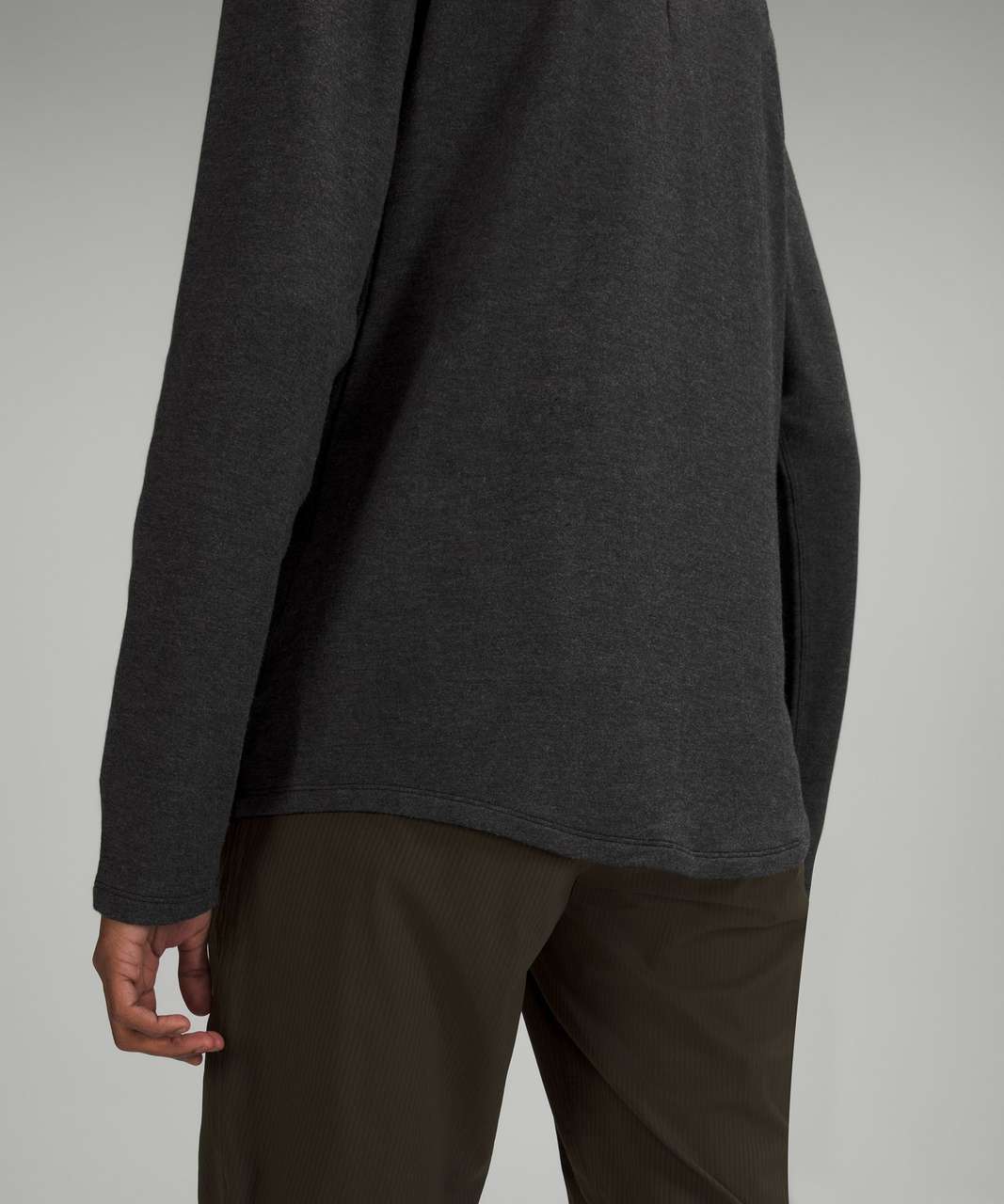 Lululemon Ever Ready Long Sleeve Shirt - Heathered Black