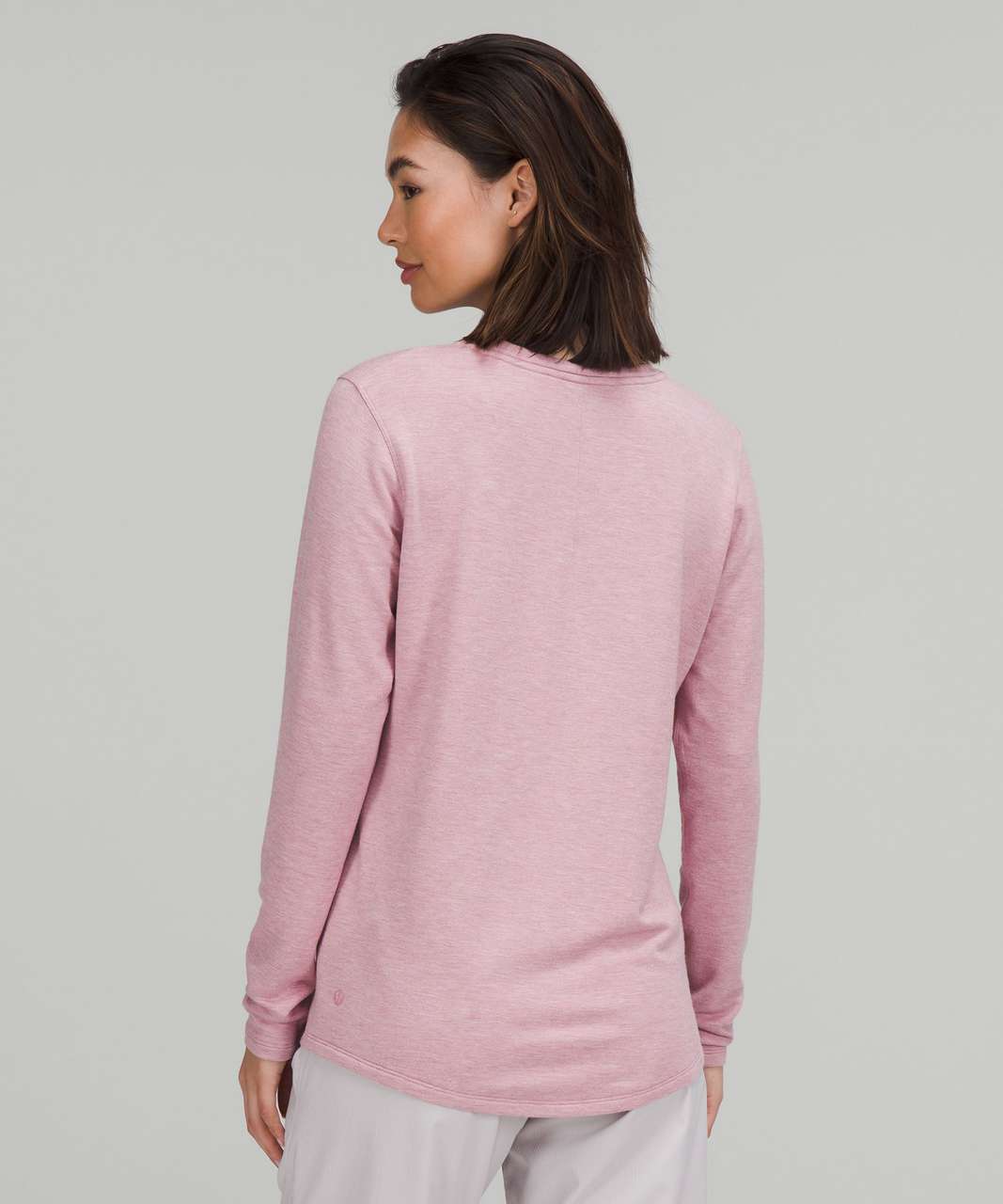 Lululemon Ever Ready Long Sleeve Shirt - Heathered Pink Taupe