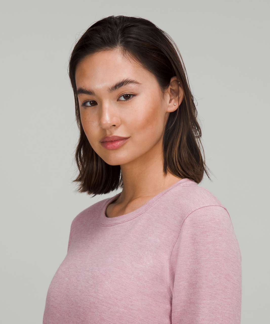 Lululemon Ever Ready Long Sleeve Shirt - Heathered Pink Taupe