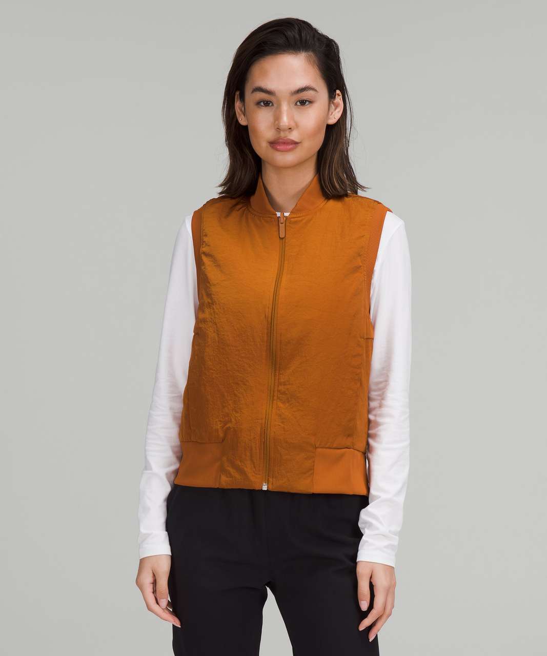 Lululemon Non-Stop Bomber Vest - Butternut Brown