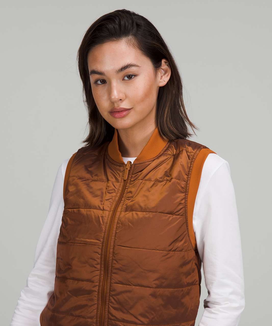 Lululemon Non-Stop Bomber Vest - Butternut Brown