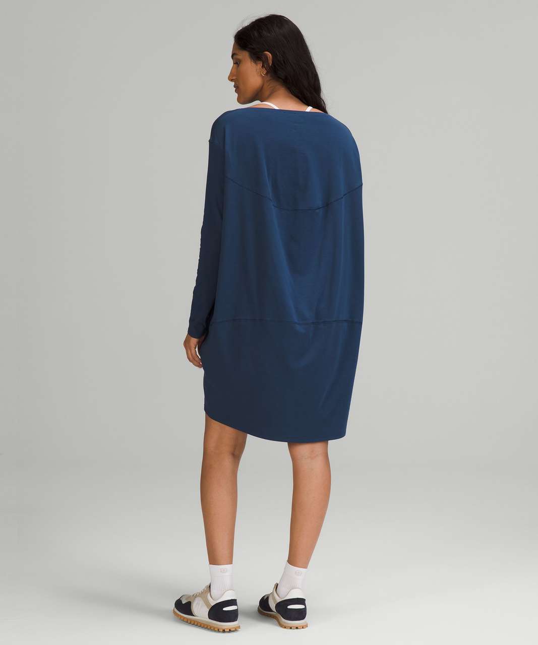 Lululemon Back in Action Long Sleeve Dress - Mineral Blue