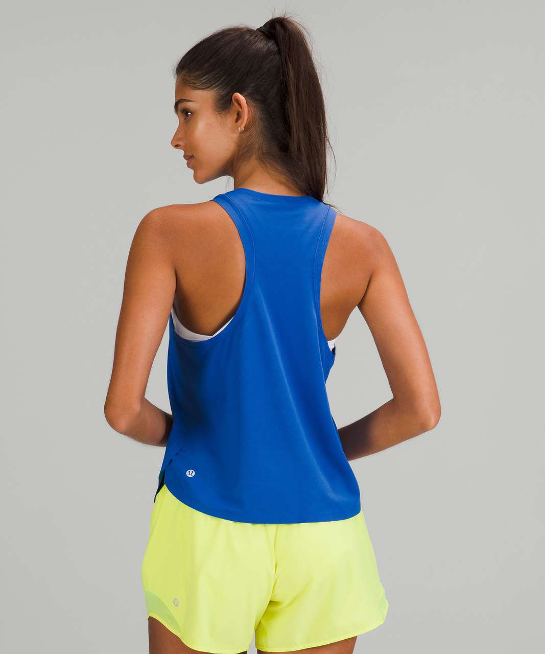 Lululemon Lightweight Run Kit Tank Top - Blazer Blue Tone