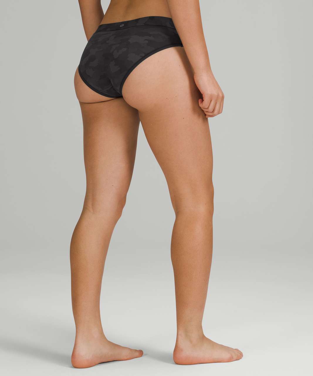 Lululemon UnderEase Mid-Rise Bikini Underwear - Heritage 365 Camo Mini Deep  Coal Multi - lulu fanatics