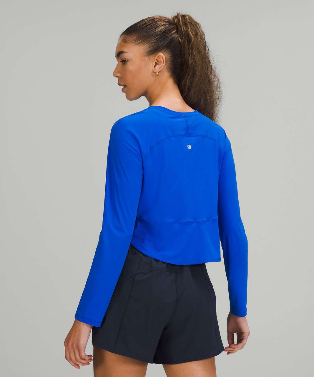 Lululemon Crew Neck UV Protection Running Long Sleeve Shirt - Blazer ...