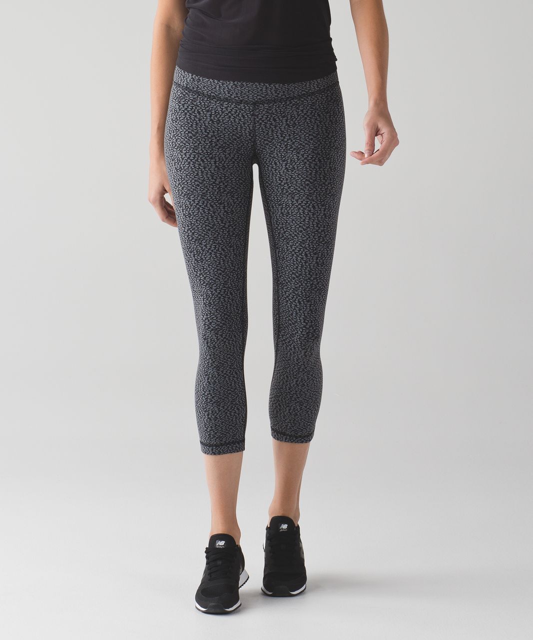 Lululemon Wunder Under Crop III (21 1/2") - Digi Pixie Black Pitch Grey