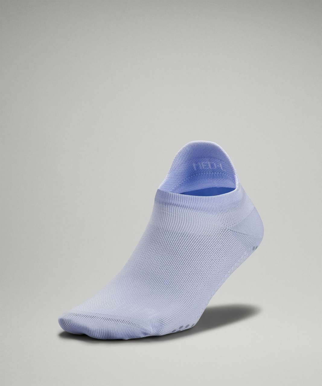 Lululemon MacroPillow Tab Running Sock *Medium Cushioning - Sea Salt / Silver Blue