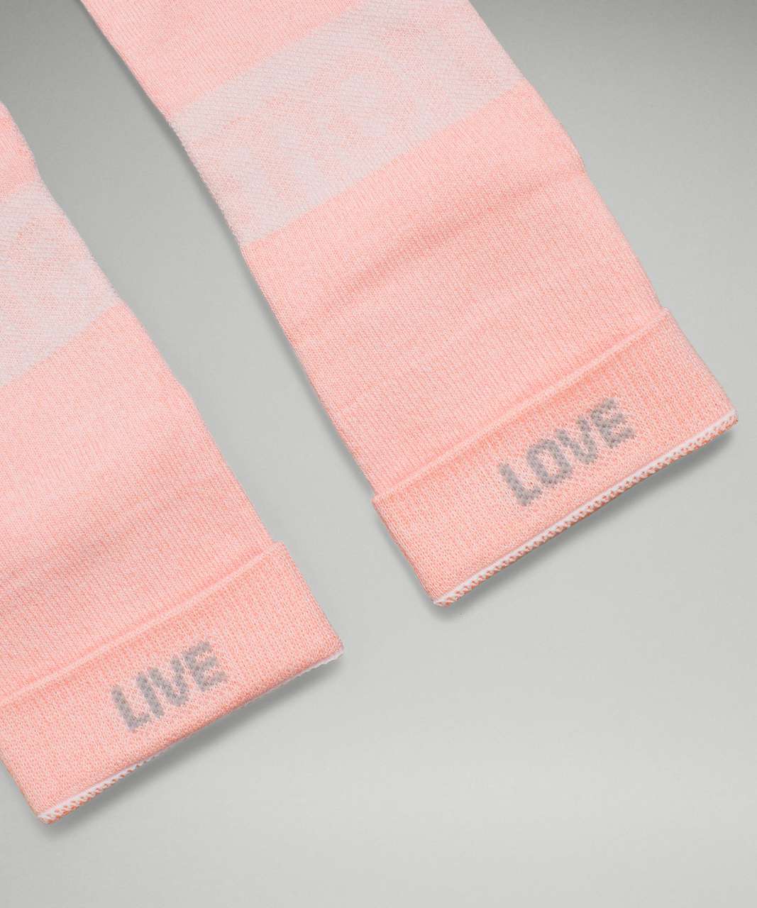 Lululemon Daily Stride Mid-Crew Sock 3 Pack - Dew Pink / Pastel Blue / White