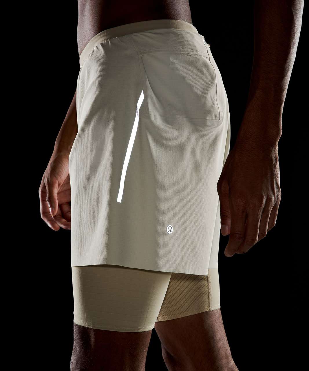 Lululemon lab Run Short 8" - Natural Ivory