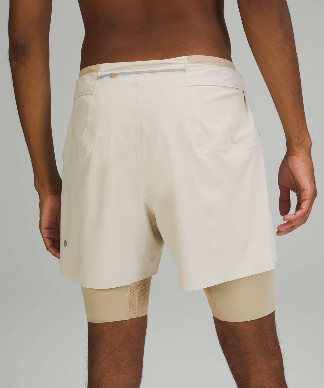 Lululemon lab Run Short 8" - Natural Ivory