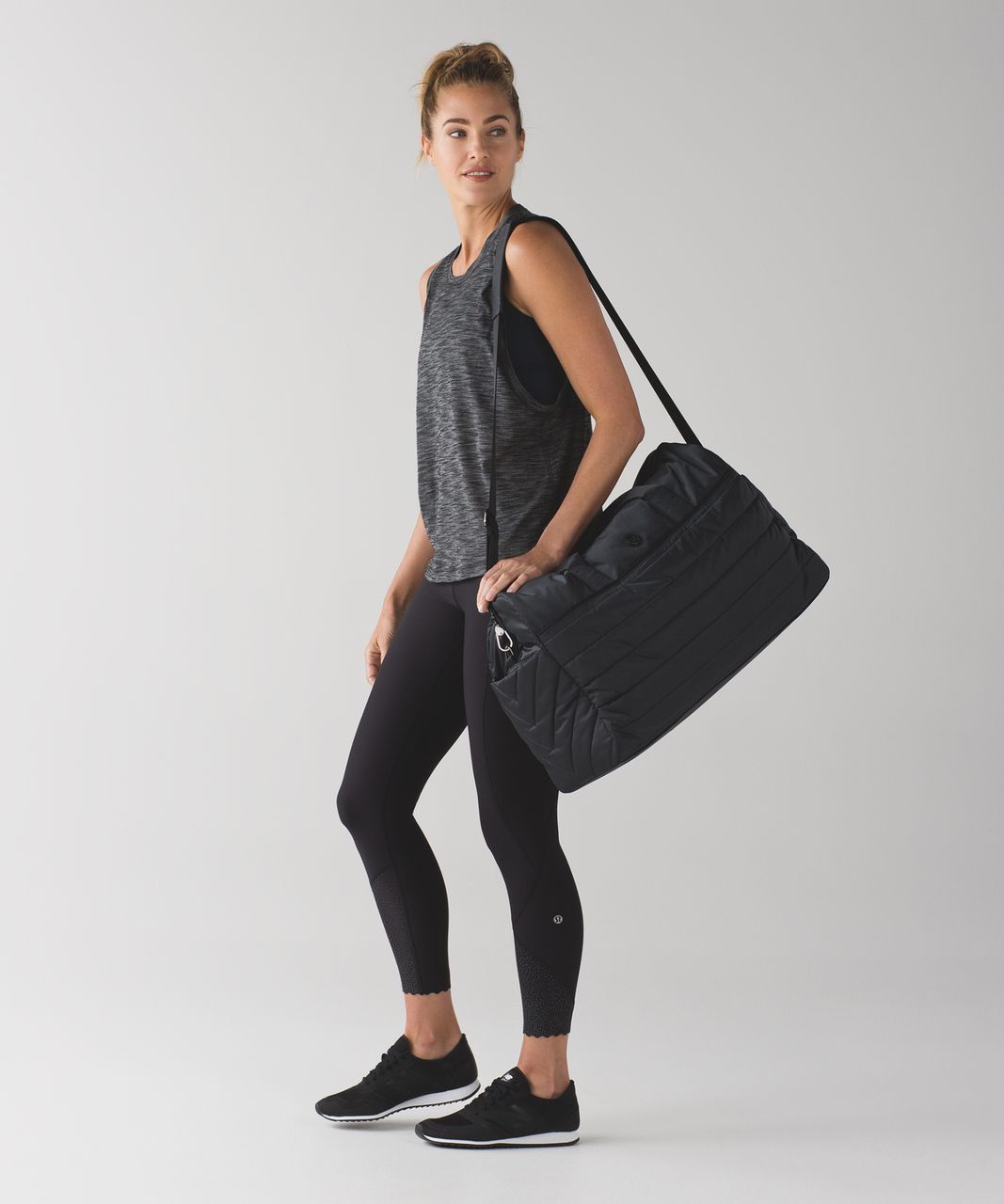 Lululemon Cardio Squad Tank II - Heathered Black