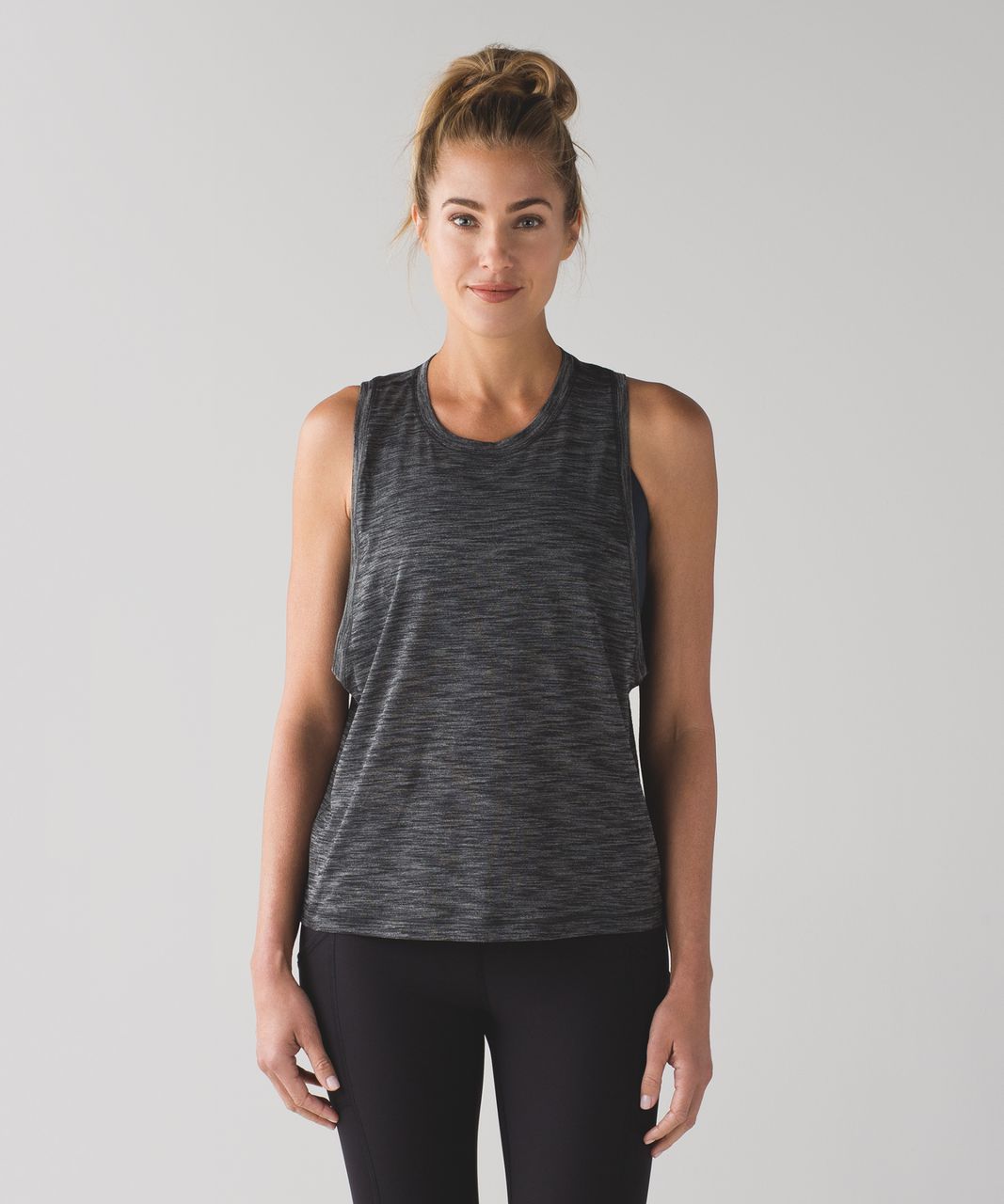 Lululemon Cardio Squad Tank II - Heathered Black