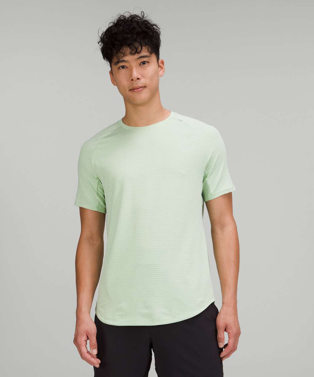 Lululemon Drysense Training Short Sleeve Shirt - Heathered Creamy Mint -  lulu fanatics