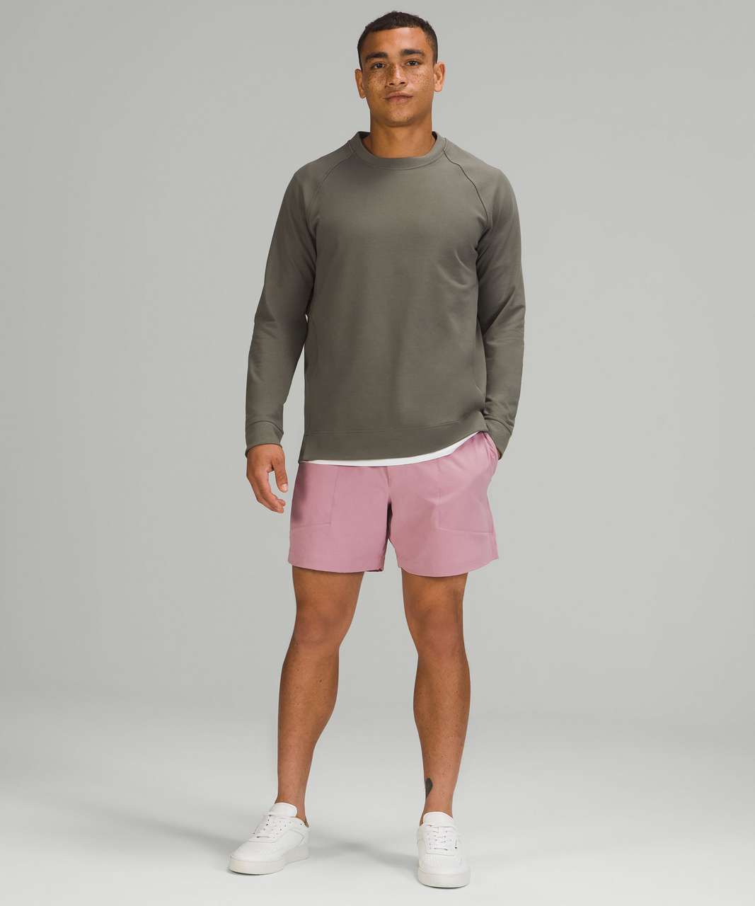 Lululemon City Sweat Crew - Grey Sage