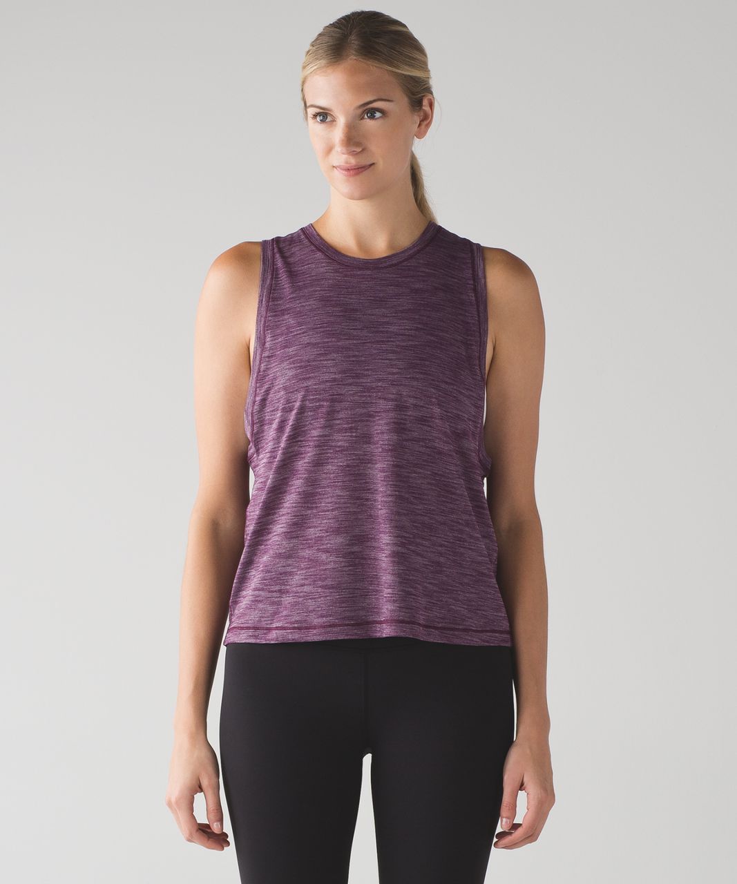 Lululemon Cardio Squad Tank II - Heathered Plum