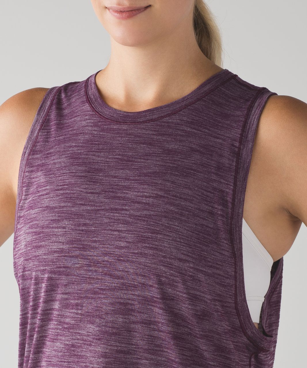 Lululemon Cardio Squad Tank II - Heathered Plum