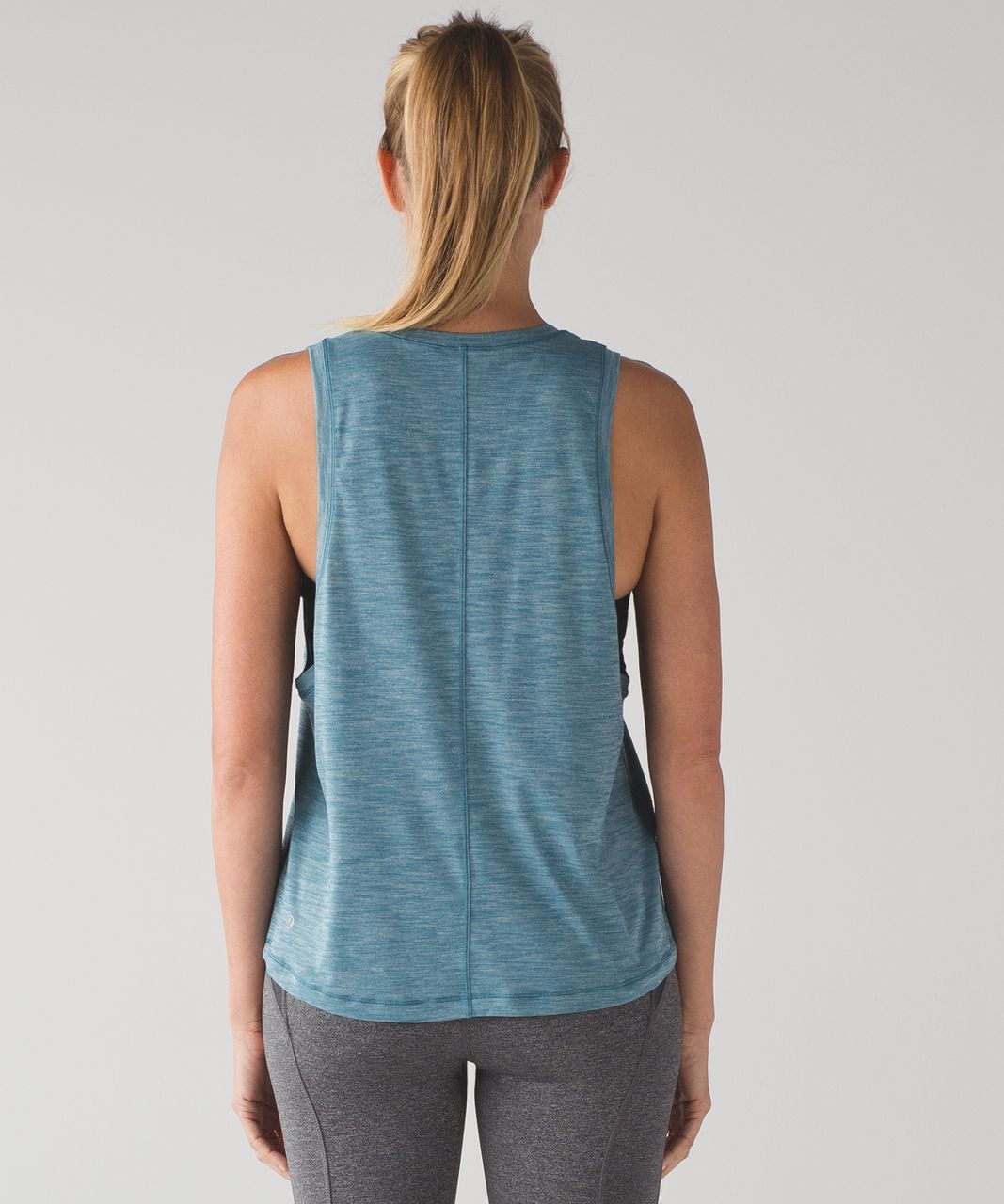 Lululemon Cardio Squad Tank II - Heathered Desert Teal