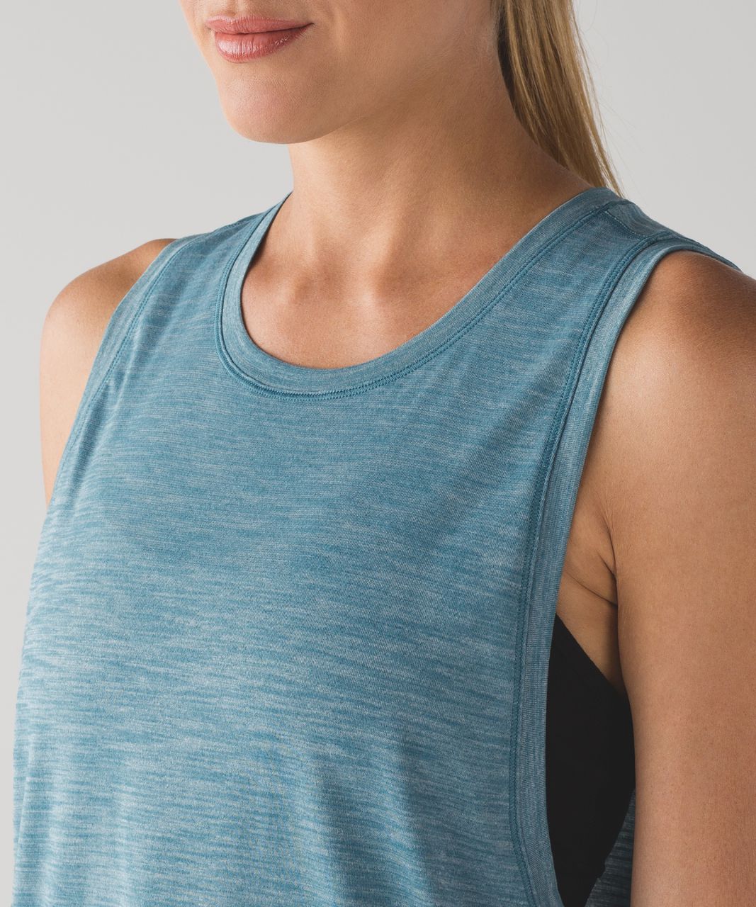 Lululemon Cardio Squad Tank II - Heathered Desert Teal