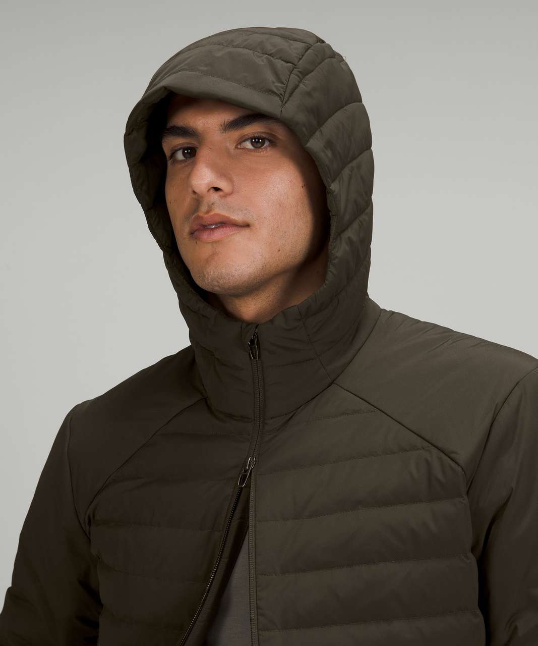 Lululemon Down for It All Hoodie - Dark Olive