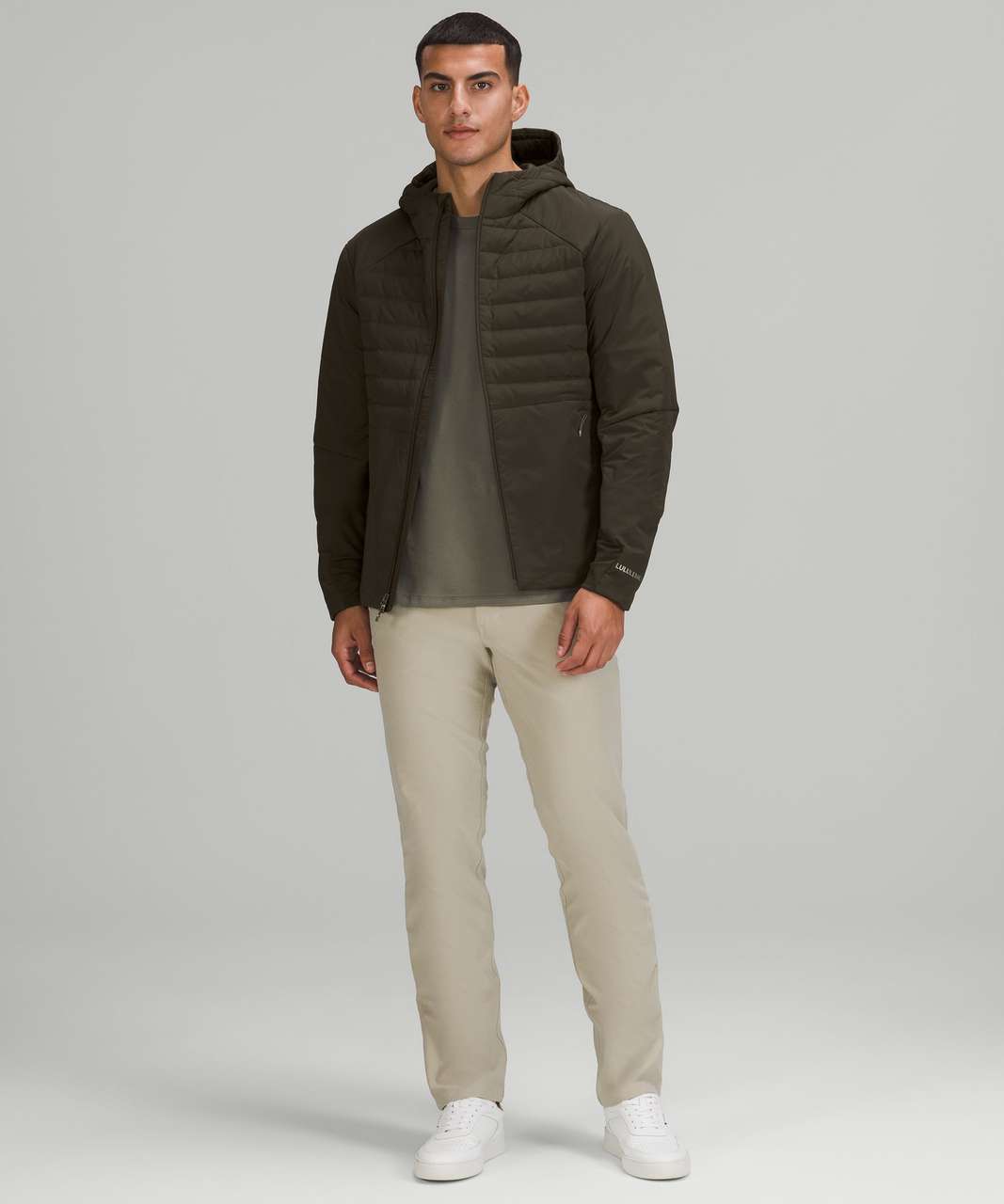 Lululemon Down for It All Hoodie - Dark Olive