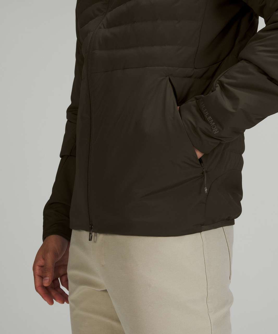 Lululemon Down for It All Hoodie - Dark Olive