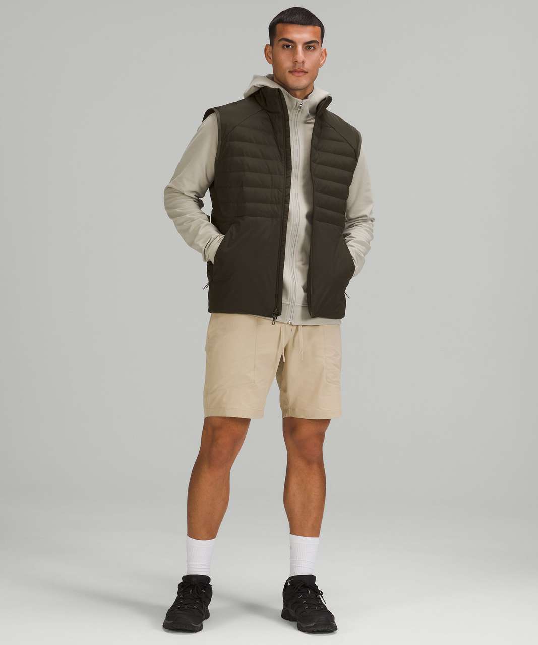 Lululemon Down for It All Vest - Dark Olive - lulu fanatics