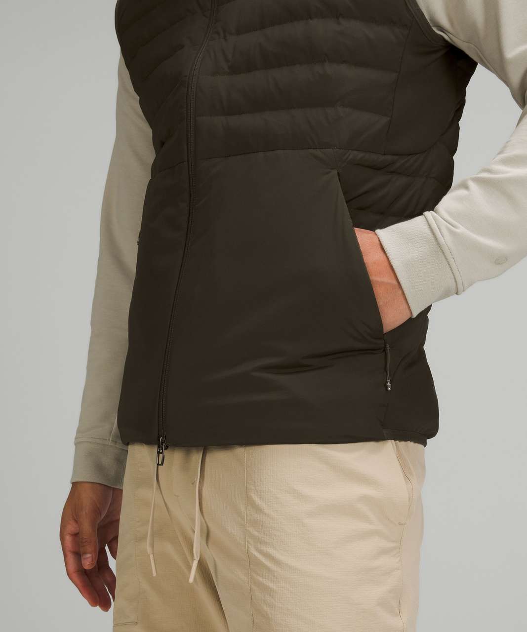 Lululemon Down for It All Vest - Dark Olive