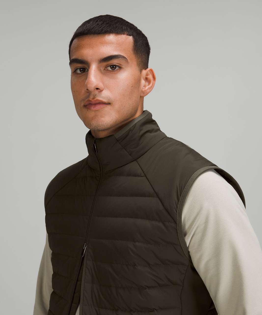 Lululemon Down for It All Vest - Dark Olive