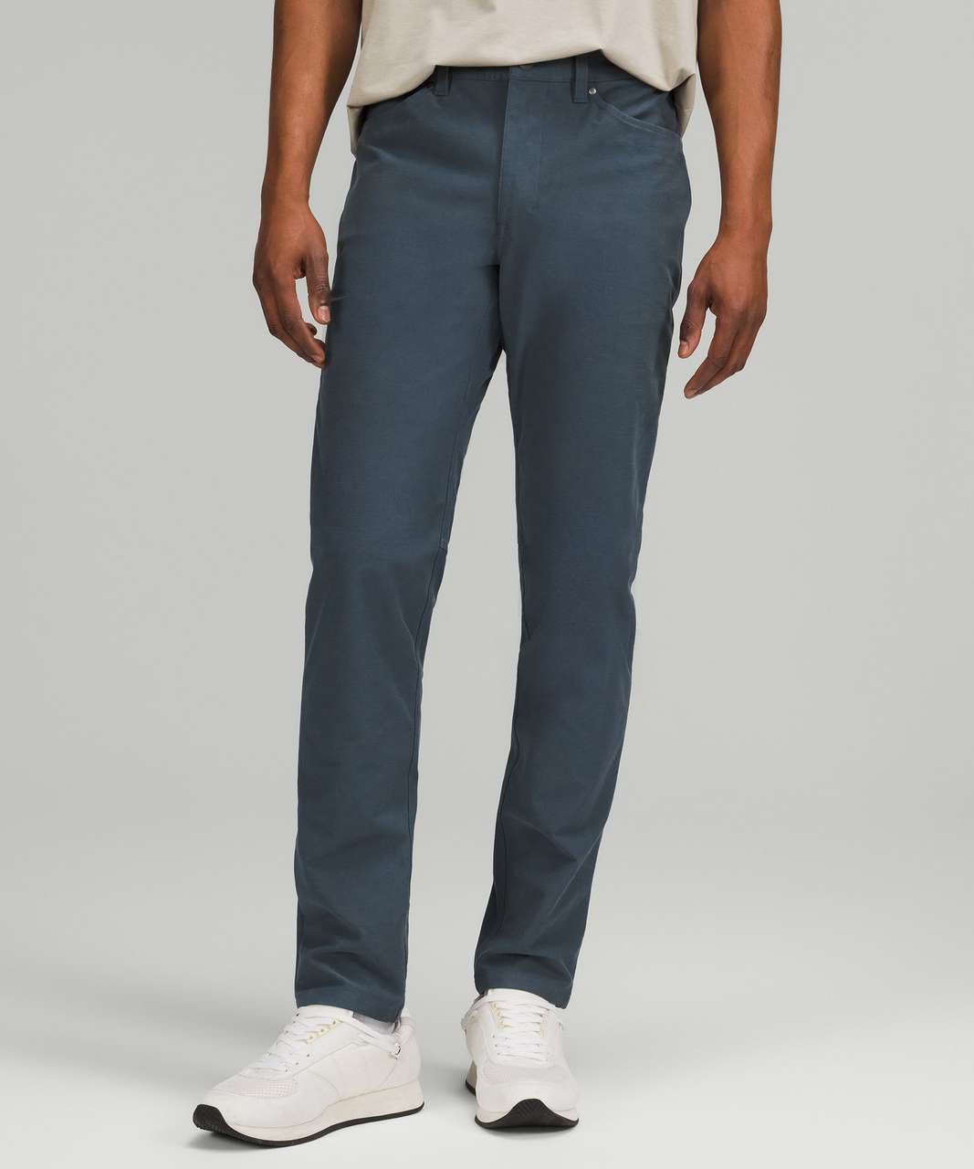 Blue ABC stretch-jersey trousers, Lululemon