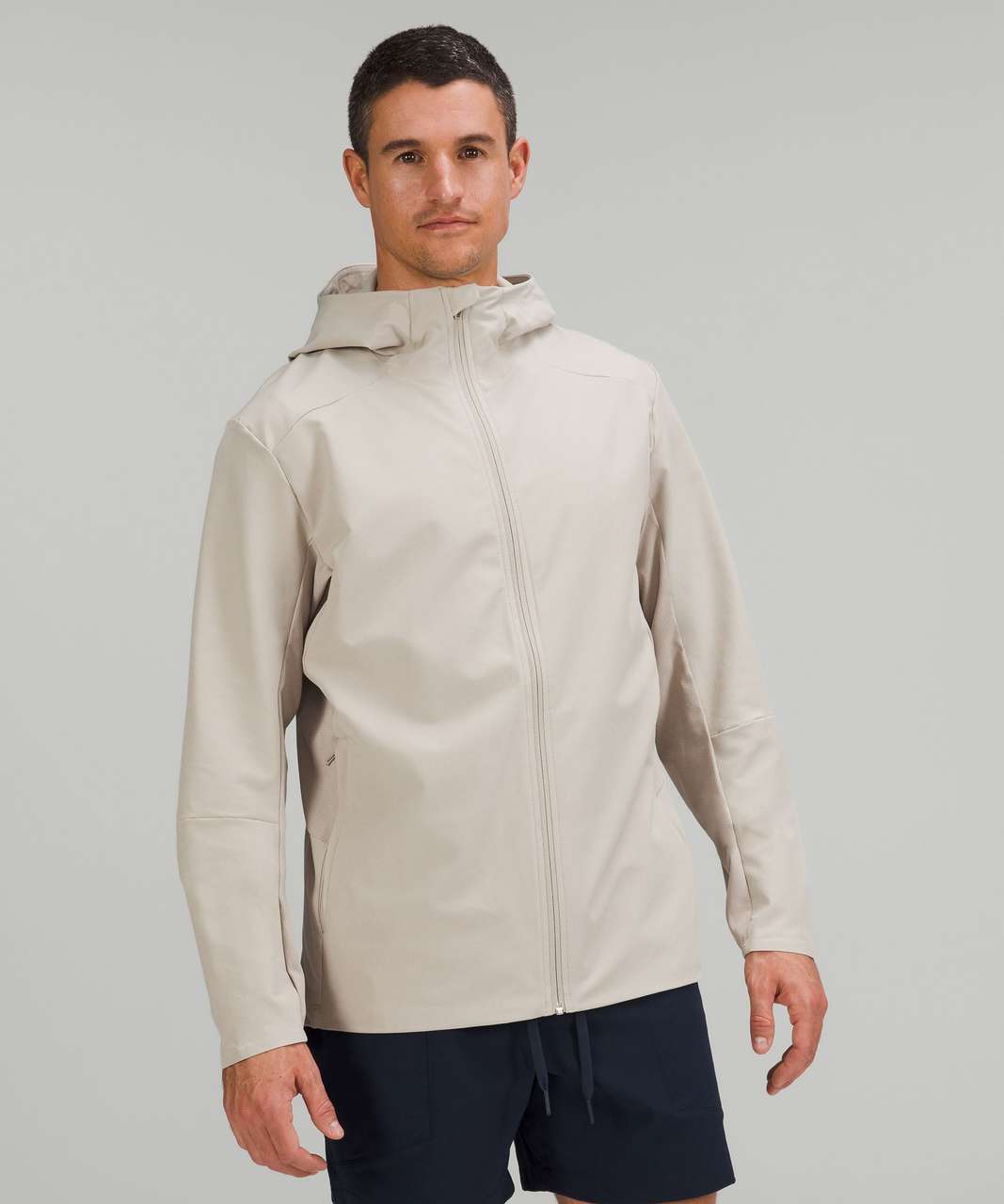 lululemon WARP PACKABLE CHAMBRAY - Outdoor jacket - bone/white - Zalando.de