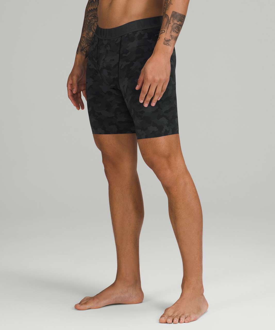 Lululemon Built to Move Boxer 7" - Heritage 365 Camo Mini Black Multi