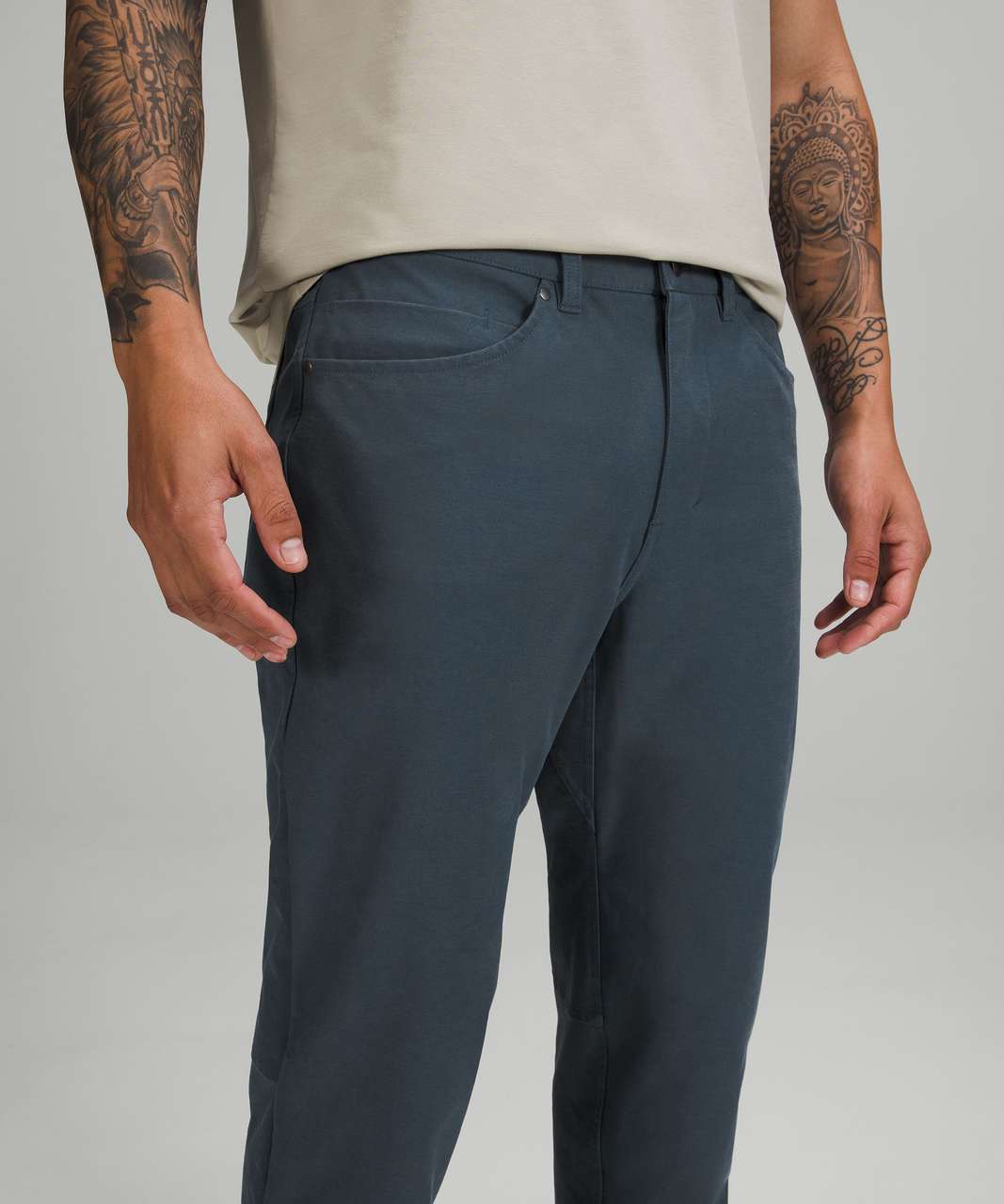 Outlet Lululemon ABC Relaxed-Fit Crop Pant Utilitech Website - True Navy  Mens Trousers