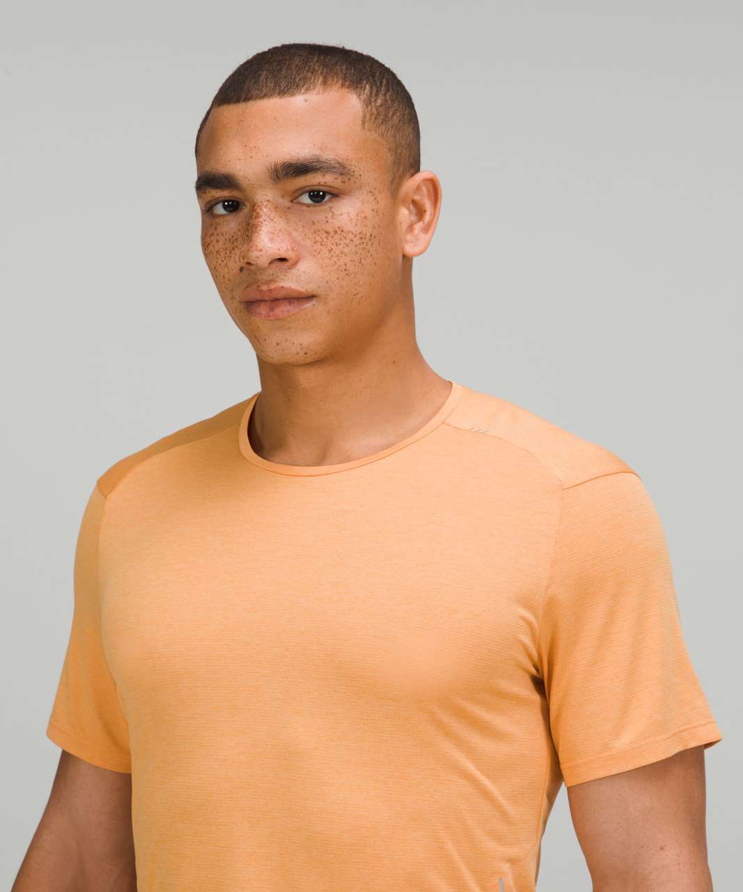 Lululemon Fast and Free Short Sleeve Shirt - Heathered Warm Apricot