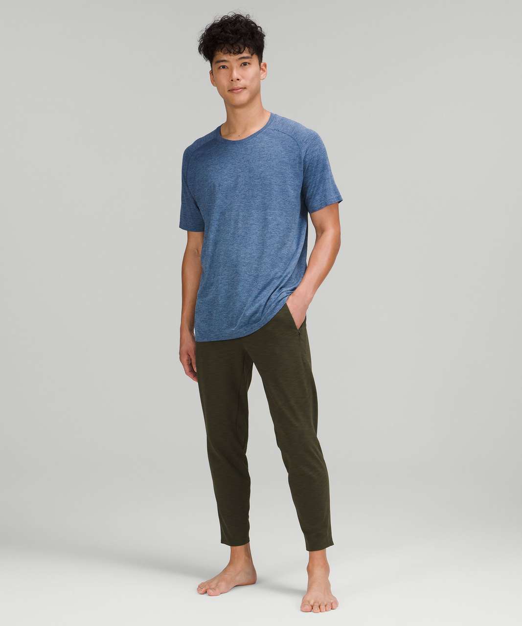 Lululemon Balancer Pant 27" - Heathered Dark Olive