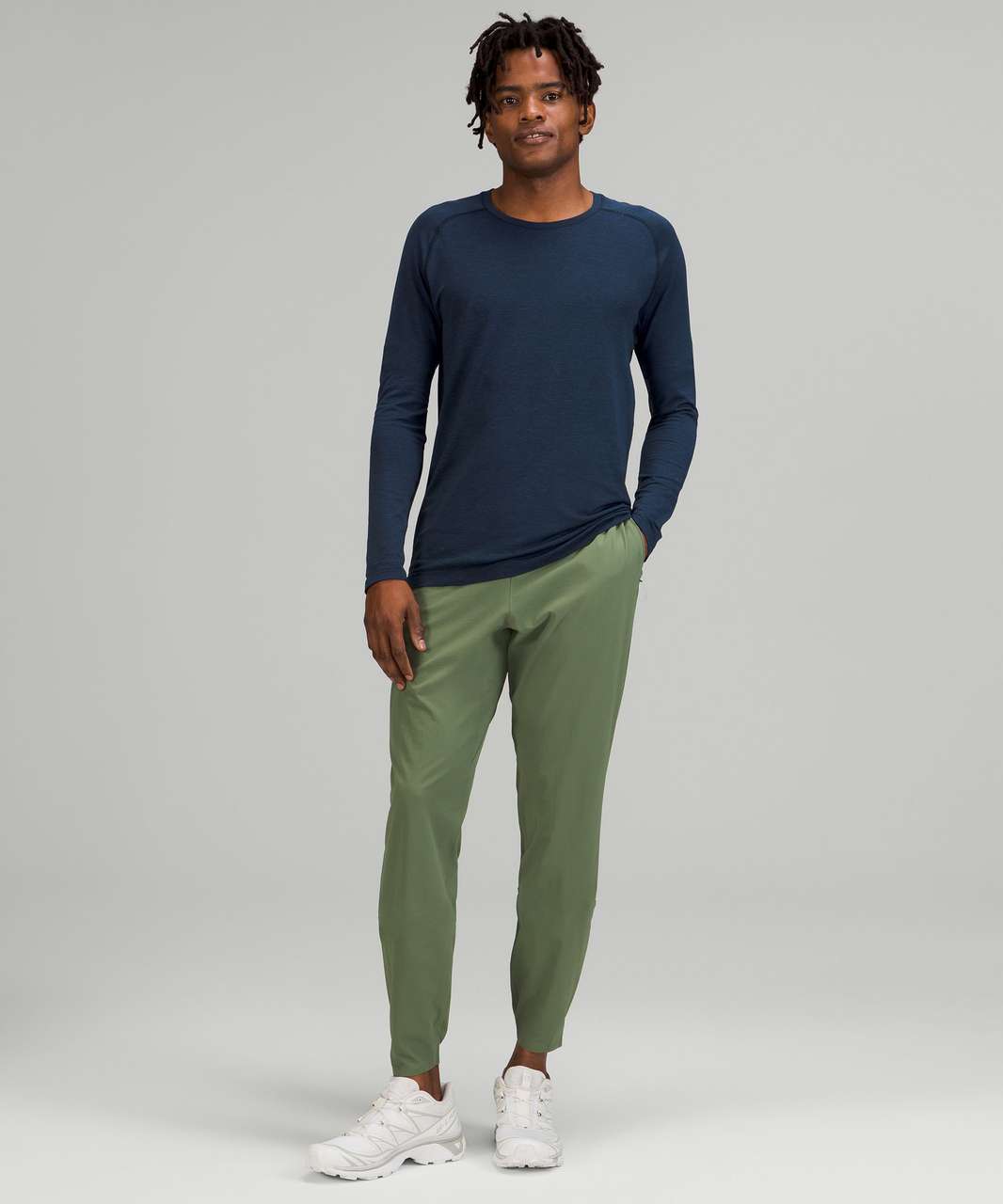 Lululemon License to Train Pant - Green Twill - lulu fanatics