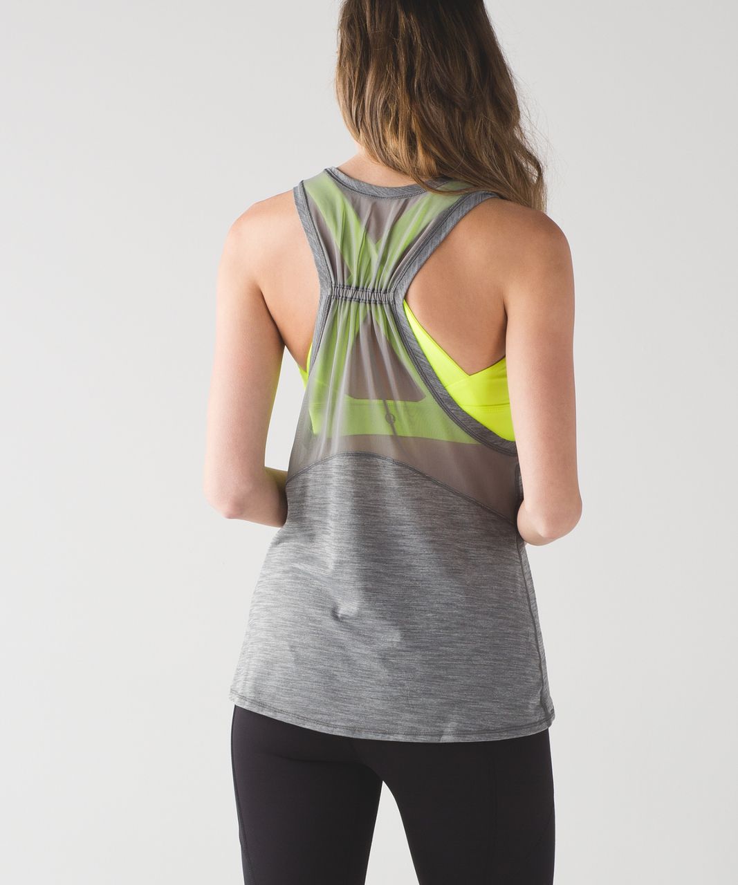 Lululemon Work The Circuit Tank - Heathered Slate / Ray