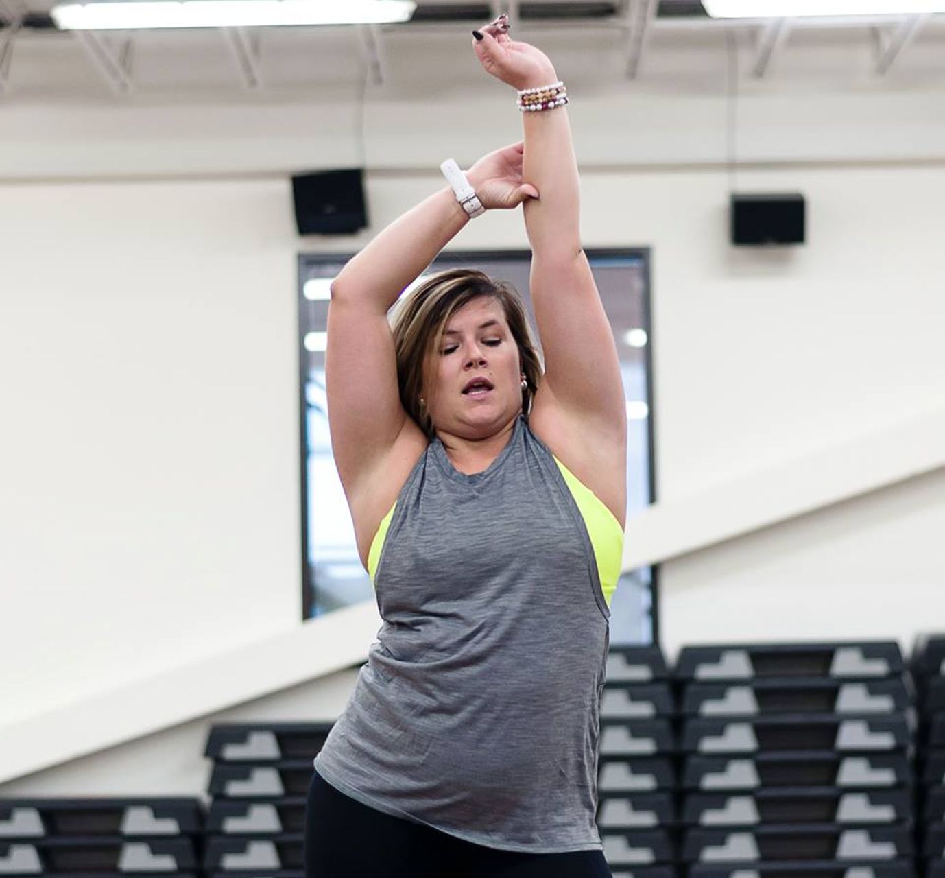 Lululemon Work The Circuit Tank - Heathered Slate / Ray