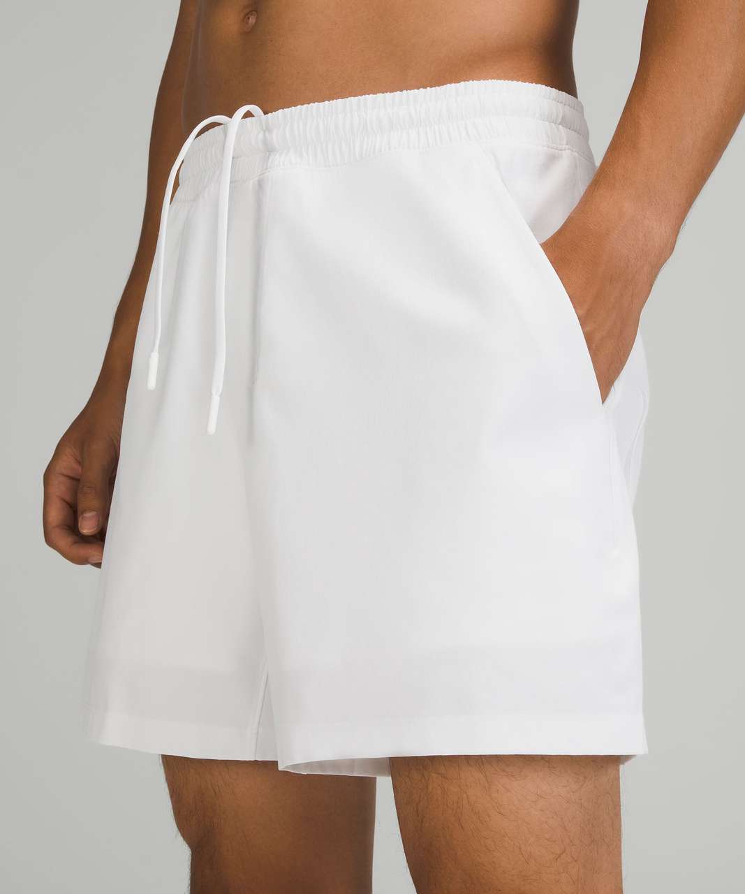 Lululemon Pace Breaker Lined Short 5 - White - lulu fanatics