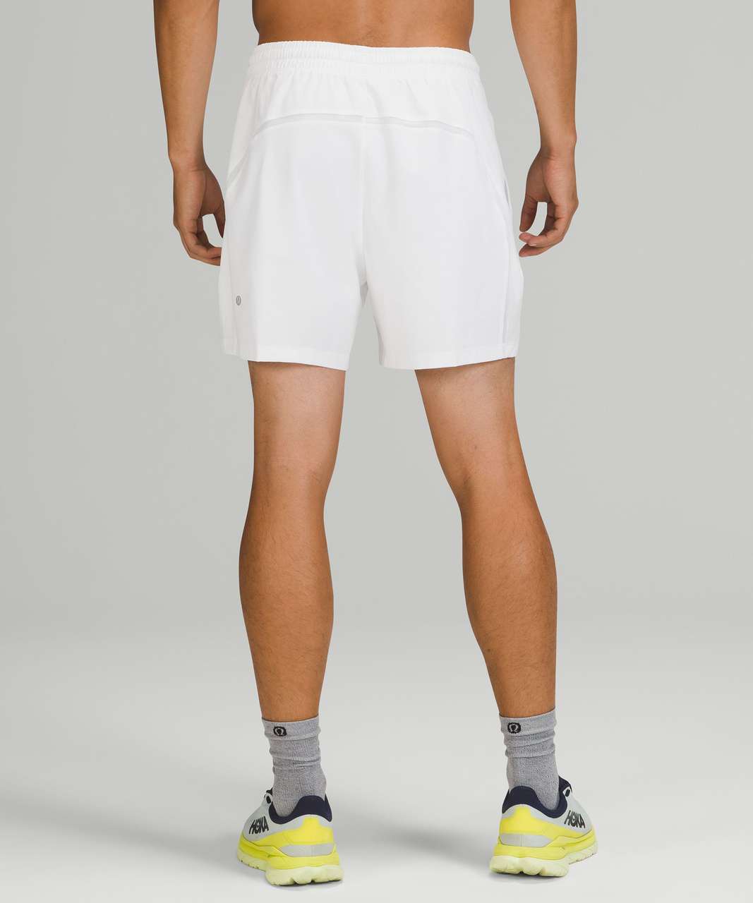 Lululemon Pace Breaker Lined Short 5" - White