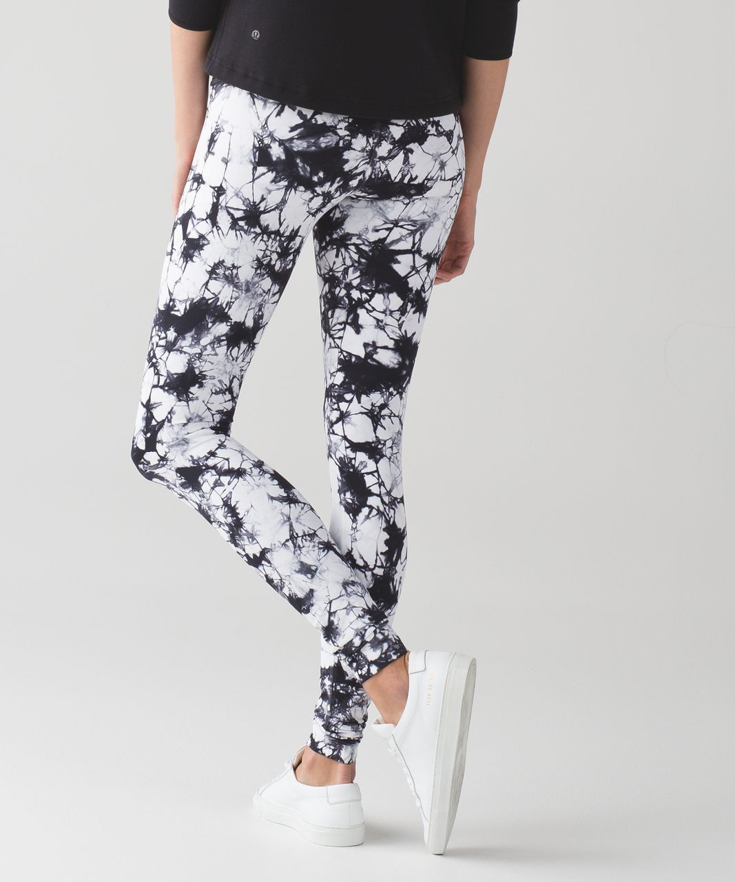 LULULEMON Wunder Under HR Tight Tie dye Grey White Luxtreme size 6 Leggings